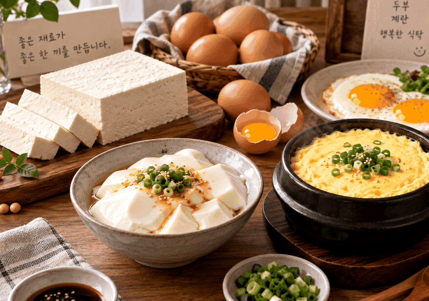강남임플란트뼈이식후식사 — 두부와 계란 등 부드러운 단백질 식단